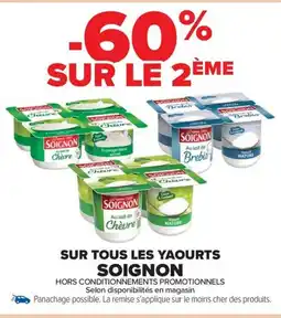 Carrefour Drive SOIGNON Sur tous les yaourts offre