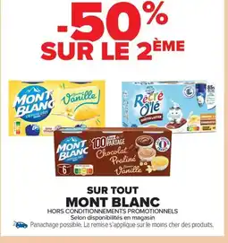 Carrefour Drive MONT BLANC Sur tout offre