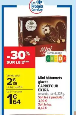 Carrefour Drive CARREFOUR SENSATION Mini bâtonnets glacés offre