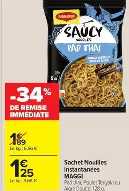 Carrefour Drive MAGGI Sachet Nouilles instantanées offre