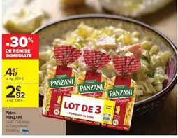 Carrefour Drive PANZANI Pâtes offre