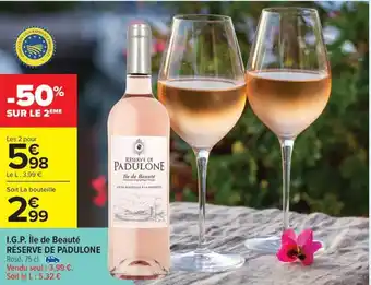 Carrefour Drive RÉSERVE DE PADULONE I.G.P. Île de Beauté offre