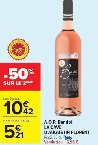 Carrefour Drive LA CAVE D'AUGUSTIN FLORENT A.O.P. Bandol offre