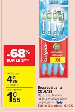 Carrefour Drive COLGATE Brosses à dents offre