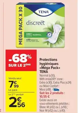 Carrefour Drive NANA Protections hygiéniques Méga Pack offre