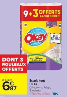 Carrefour Drive OKAY Essuie tout offre