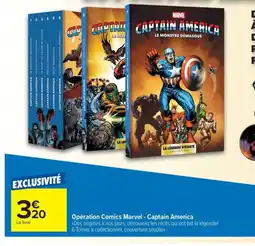 Carrefour Drive Opération Comics Marvel Captain America offre