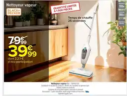 Carrefour Drive Nettoyeur vapeur offre