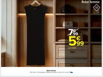 Carrefour Drive Robe femme offre