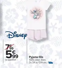 Carrefour Drive Pyjama fille offre