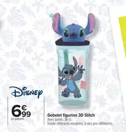 Carrefour Drive Gobelet figurine 3D offre