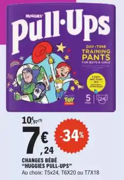 E.Leclerc Drive Changes bébé huggies pull ups offre
