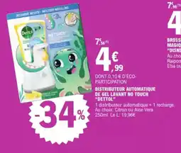 E.Leclerc Drive Distributeur automatique de gel lavant no touch dettol offre