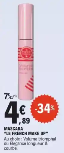 E.Leclerc Drive Mascara le french make up offre