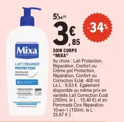 E.Leclerc Drive Soin corps mixa offre