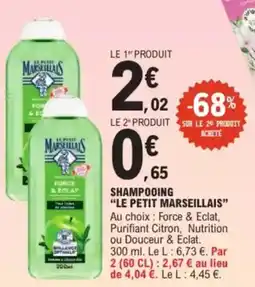 E.Leclerc Drive Shampooing le petit marseillais offre