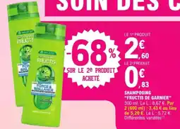 E.Leclerc Drive Shampooing fructis de garnier offre