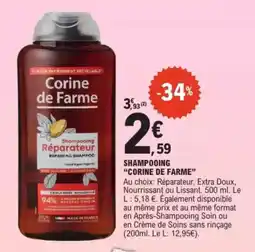 E.Leclerc Drive Shampooing corine de farme offre