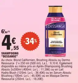 E.Leclerc Drive Shampooing dessange offre