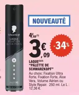 E.Leclerc Drive Laque palette de schwarzkopf offre