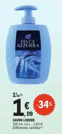 E.Leclerc Drive Savon liquide offre