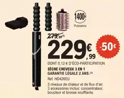E.Leclerc Drive Sèche cheveux 3 en 1 offre