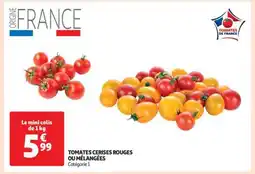 Auchan Tomates Cerises Rouges Ou Mélangées offre