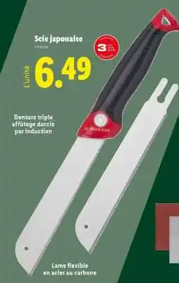 Lidl Scie japonaise offre