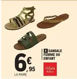 E.Leclerc Sandale Femme ou Enfant offre