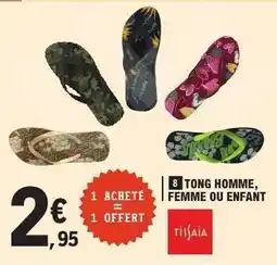 E.Leclerc Tong Homme, Femme ou Enfant offre