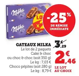 Maximarché Gateaux milka offre