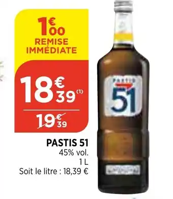 Bi1 Pastis 51 offre