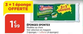 Bi1 Éponges spontex offre