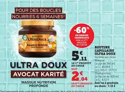 Maximarché Routine capillaire ultra doux offre