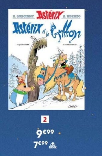 Fnac Astérix et le griffon offre