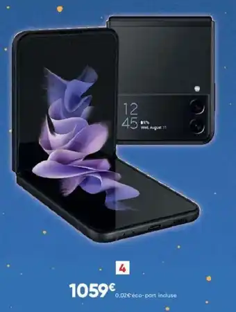 Fnac Galaxy Z flip3 5G 128GO SAMSUNG offre