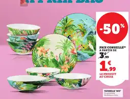 Bi1 Vaisselle rio offre