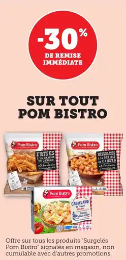 Bi1 Sur tout pom bistro offre