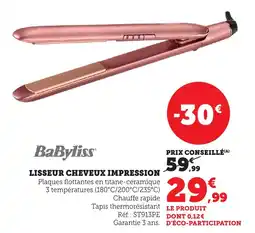 Bi1 Lisseur cheveux impression offre
