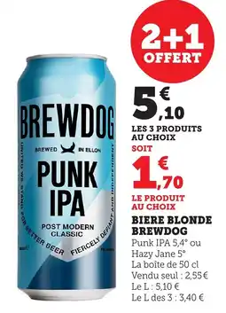 Bi1 Biere blonde brewdog offre