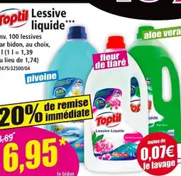 Norma TOPTIT Lessive liquide offre