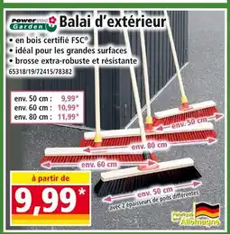 Norma POWERTEC GARDEN Balai d'extérieur offre