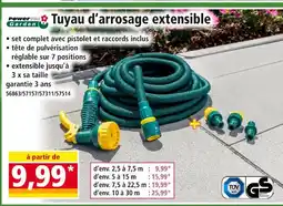 Norma POWERTEC GARDEN Tuyau d'arrosage extensible offre