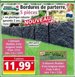 Norma Bordures de parterre, 5 pièces offre