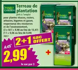 Norma FINEST GARDEN Terreau de plantation offre
