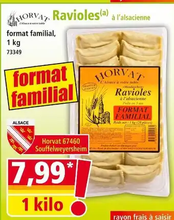 Norma HORVAT Ravioles à l'alsacienne offre