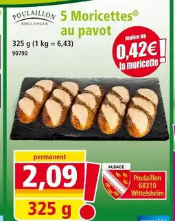 Norma POULAILLON Moricettes au pavot offre