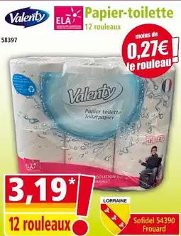 Norma VALENTY Papier-toilette offre