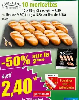 Norma POULAILLON 10 moricettes offre