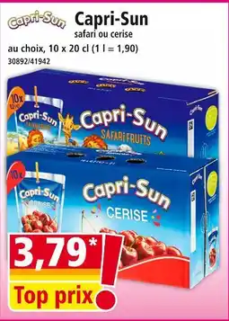 Norma Capri-Sun Capri-Sun safari ou cerise offre